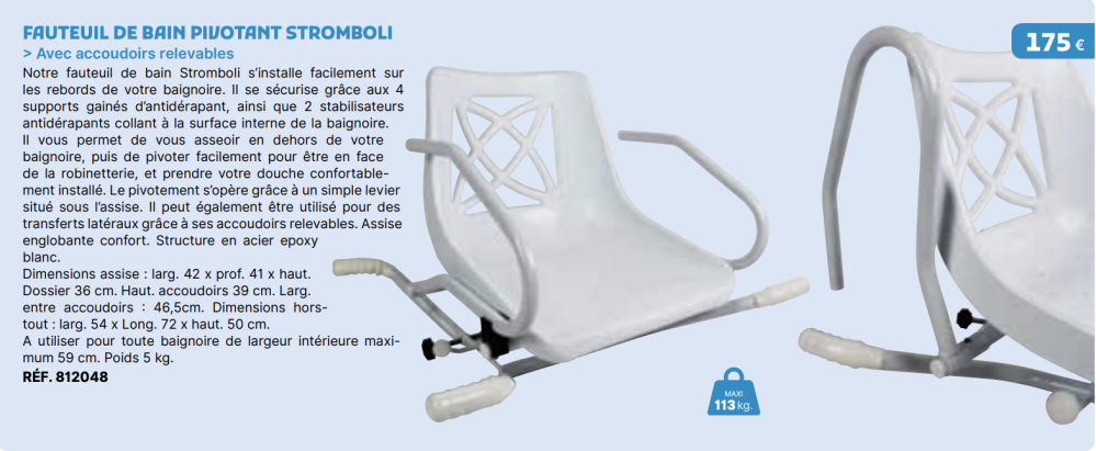 chaises de bain